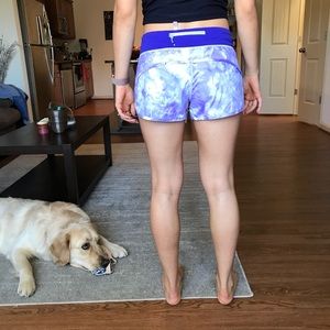 Lululemon size 6 speed shorts 4way stretch